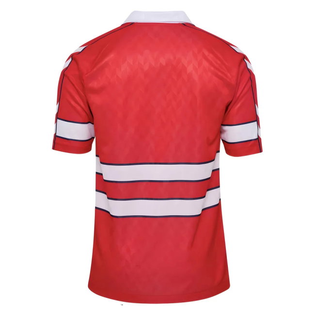 1988 Denmark Home Retro Shirt (Laudrup 11)-SoccerKits Hub | Buy Soccer Jerseys Online